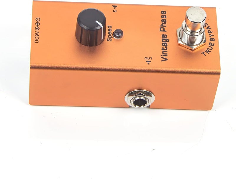 IOppWin Vintage Phaser Guitar Effects Pedal - Classic 70s Phase Sound, Speed Control, True Bypass, Aluminum Body, DC 9V (Adapter Not Included) - Image 5